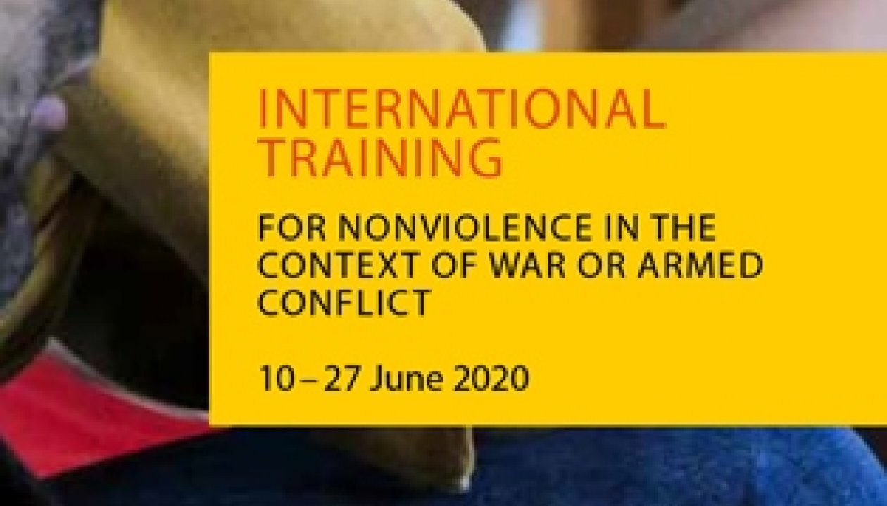 Flyer KURVE Wustrow International Training 2020 frontpic