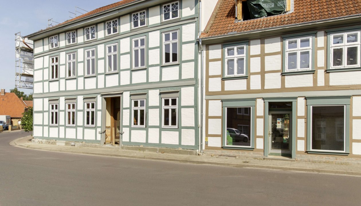 KURVE Wustrow Tag der offenen Baustelle Fassade 20210911