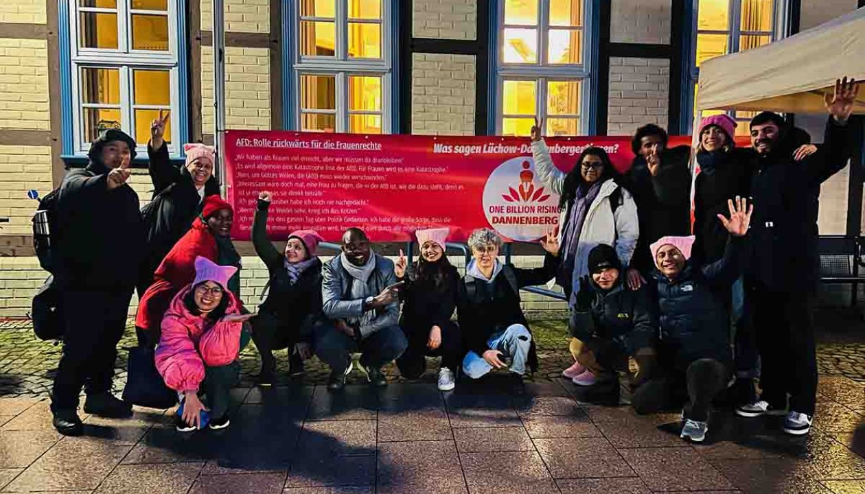 KURVE Wustrow Trainingsgroup DAN One Billion Rising 2024