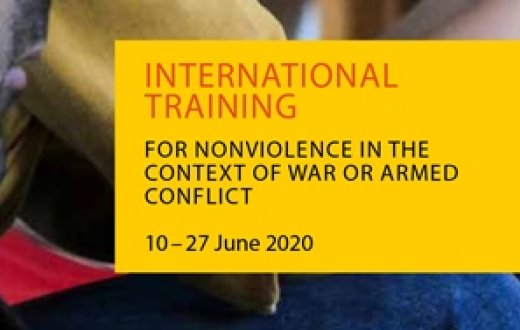 Flyer KURVE Wustrow International Training 2020 frontpic