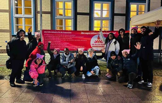 KURVE Wustrow Trainingsgroup DAN One Billion Rising 2024