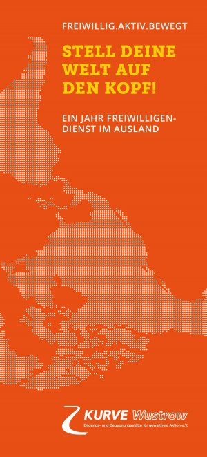 KURVE Wustrow weltwärts Freiwilligendienst Flyer Cover