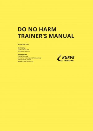 KURVE Wustrow Do No Harm Trainers Manual cover