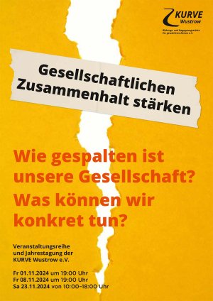 KURVE Wustrow Flyer Jahrestagung 2024 cover